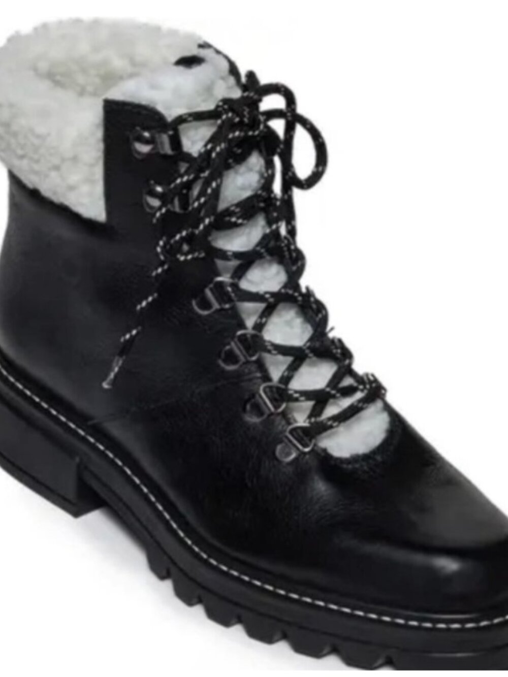Bernardo Hiking Boots - Faux Shearling - Size 7.5
